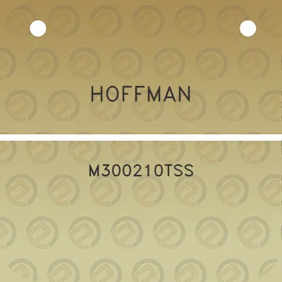 hoffman-m300210tss