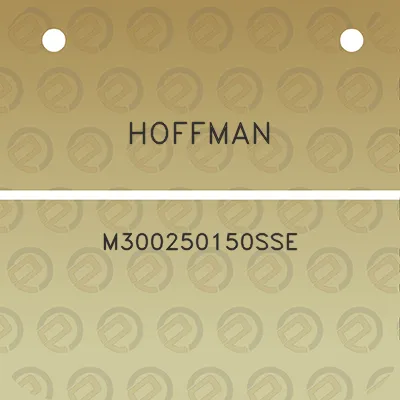 hoffman-m300250150sse