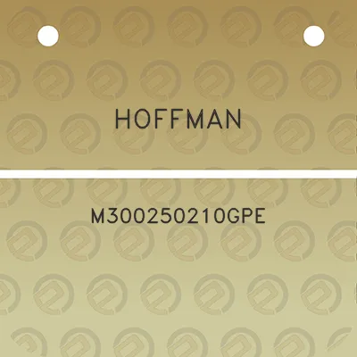 hoffman-m300250210gpe