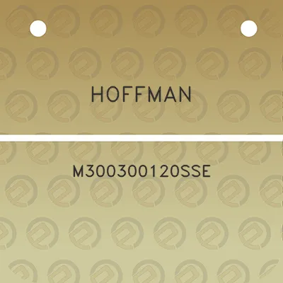 hoffman-m300300120sse