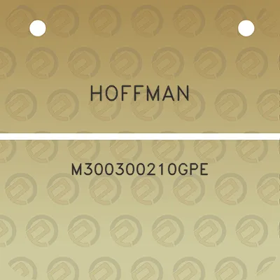 hoffman-m300300210gpe