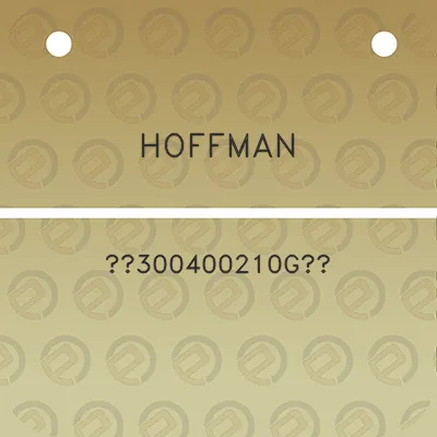 hoffman-300400210g