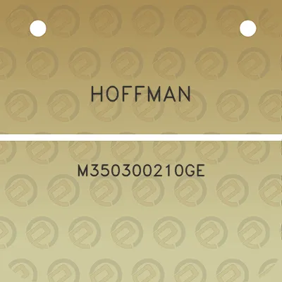 hoffman-m350300210ge