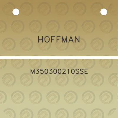 hoffman-m350300210sse