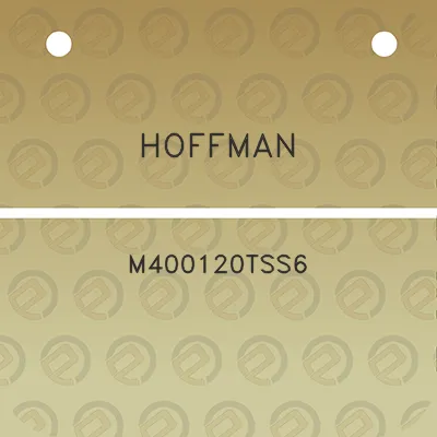 hoffman-m400120tss6