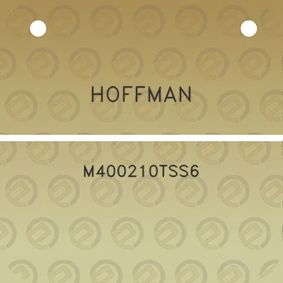 hoffman-m400210tss6