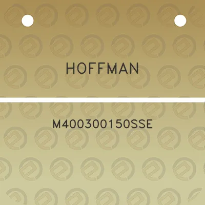 hoffman-m400300150sse