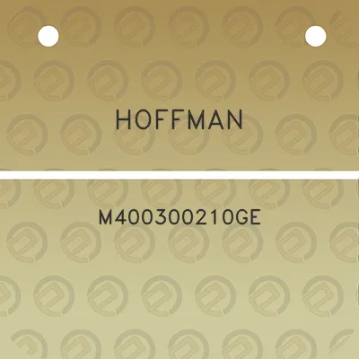 hoffman-m400300210ge