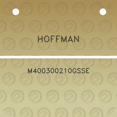 hoffman-m400300210gsse