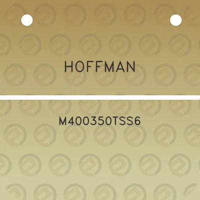 hoffman-m400350tss6