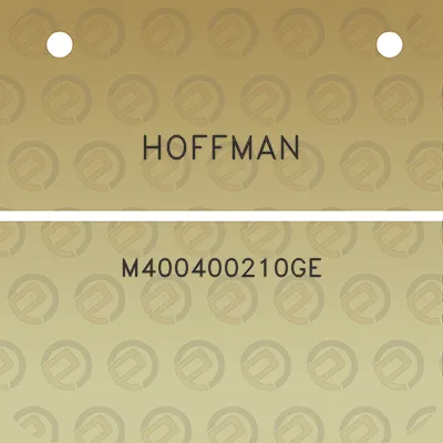 hoffman-m400400210ge