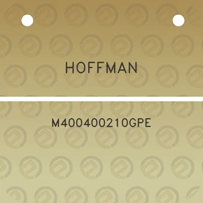 hoffman-m400400210gpe