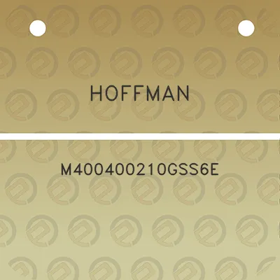 hoffman-m400400210gss6e