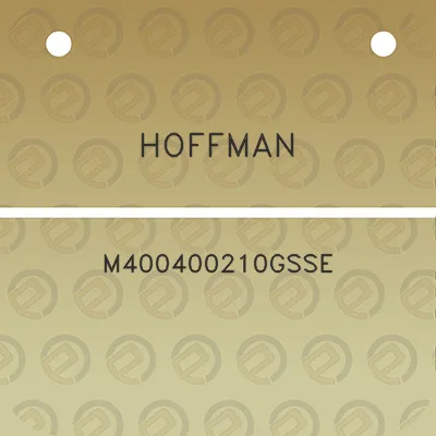 hoffman-m400400210gsse