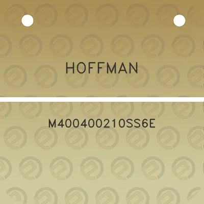 hoffman-m400400210ss6e