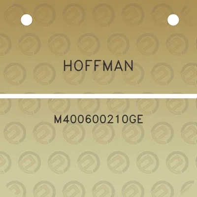 hoffman-m400600210ge