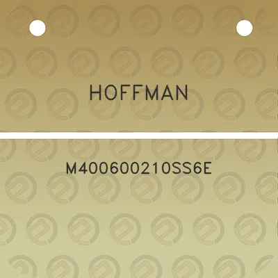 hoffman-m400600210ss6e