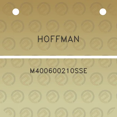 hoffman-m400600210sse