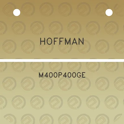 hoffman-m400p400ge