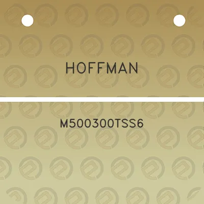 hoffman-m500300tss6