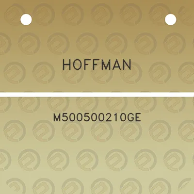 hoffman-m500500210ge