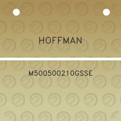 hoffman-m500500210gsse