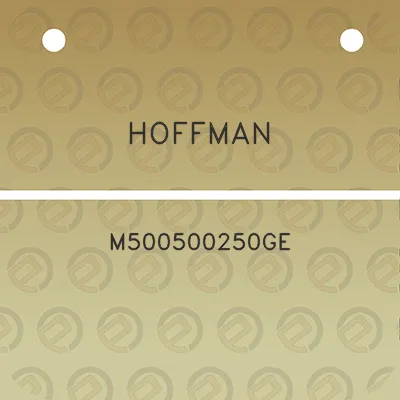 hoffman-m500500250ge