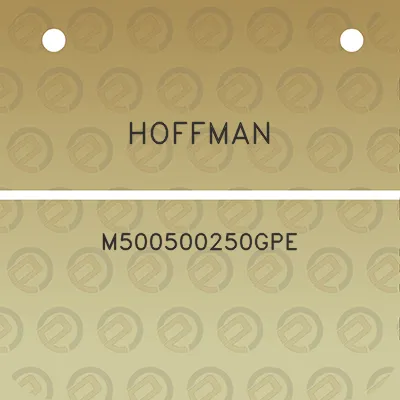 hoffman-m500500250gpe