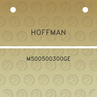 hoffman-m500500300ge