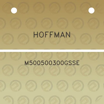 hoffman-m500500300gsse