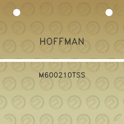 hoffman-m600210tss