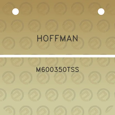 hoffman-m600350tss