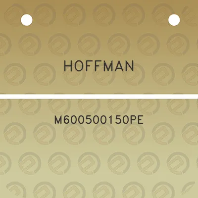 hoffman-m600500150pe