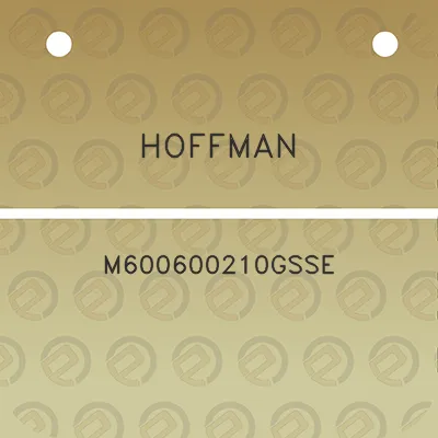 hoffman-m600600210gsse