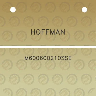 hoffman-m600600210sse