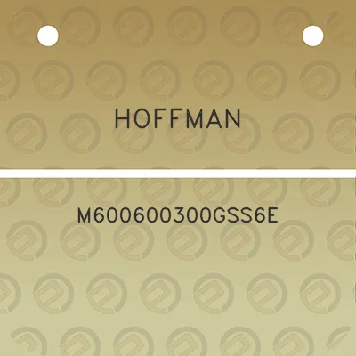 hoffman-m600600300gss6e