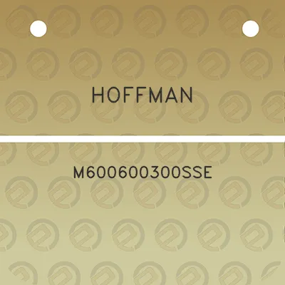 hoffman-m600600300sse