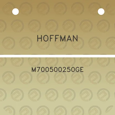 hoffman-m700500250ge