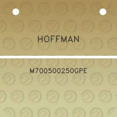 hoffman-m700500250gpe