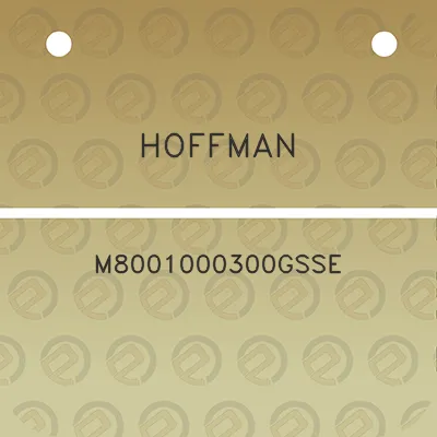 hoffman-m8001000300gsse