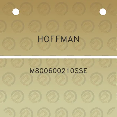 hoffman-m800600210sse