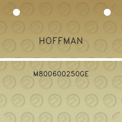 hoffman-m800600250ge