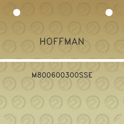 hoffman-m800600300sse