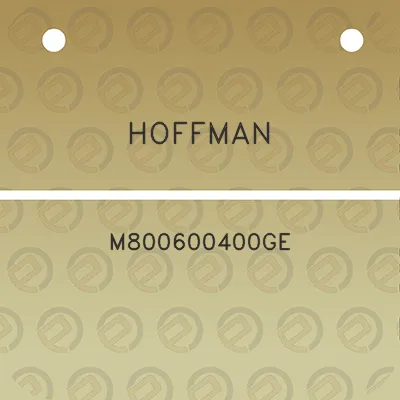 hoffman-m800600400ge