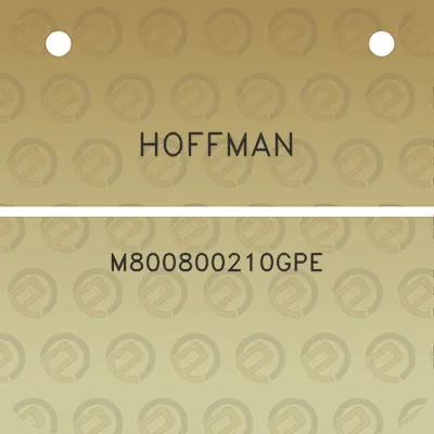 hoffman-m800800210gpe