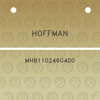 hoffman-mhb110246g400