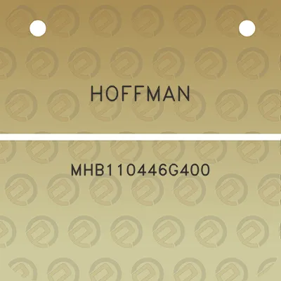 hoffman-mhb110446g400