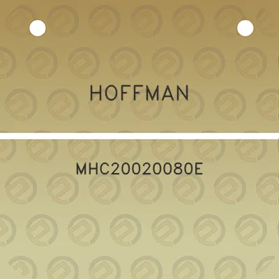 hoffman-mhc20020080e