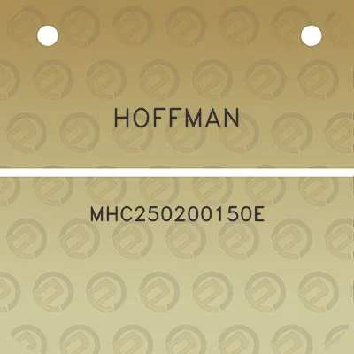 hoffman-mhc250200150e