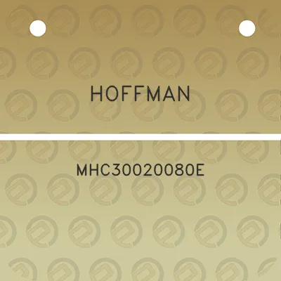 hoffman-mhc30020080e